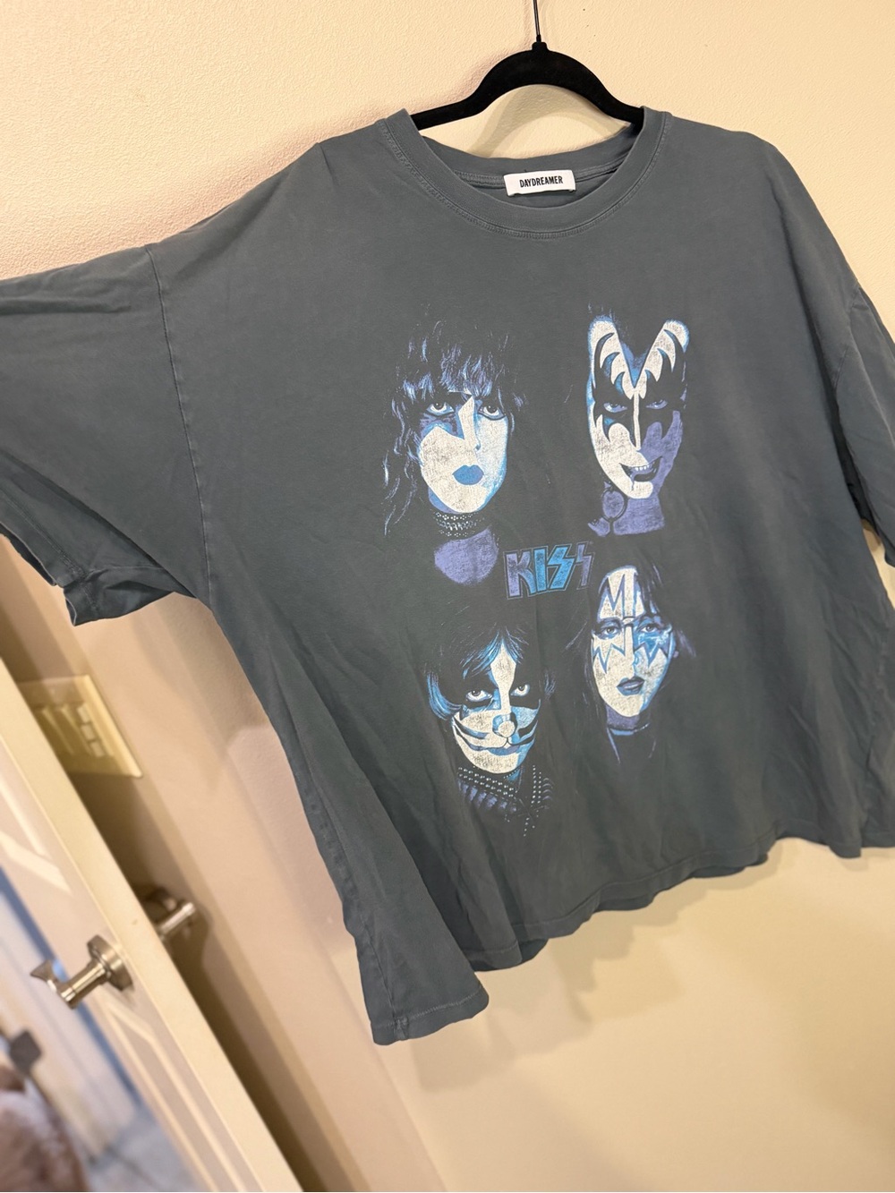 Daydreamer KISS Oversized Graphic Tee One Size Made in USA